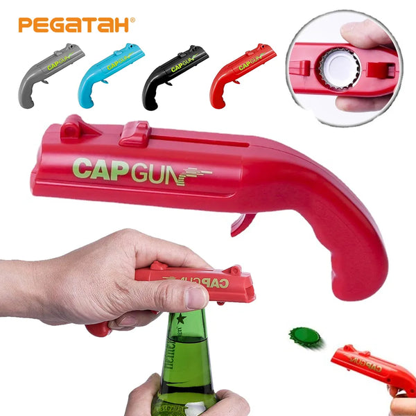 Abridor de Garrafas de Cerveja Cap Gun